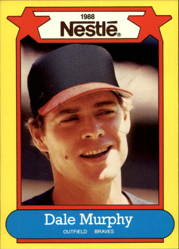 1988 Nestle Baseball Cards     002      Dale Murphy